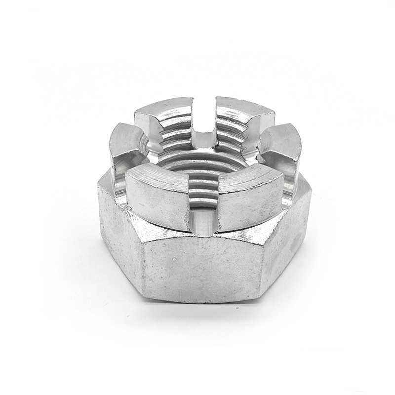 Kettős rögzített korona anya nyílással