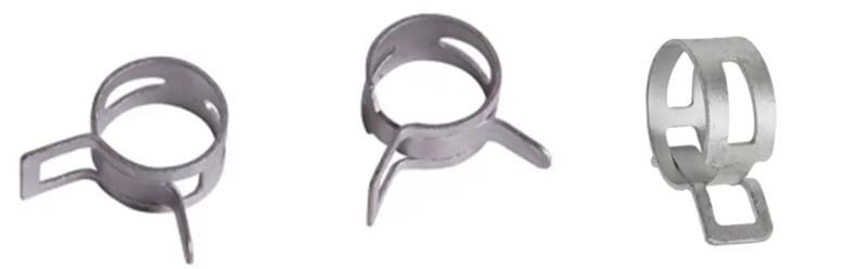 Steel strip type elastic ring hoop