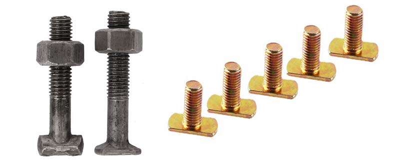 T head bolts with square neck T head bolts with square neck