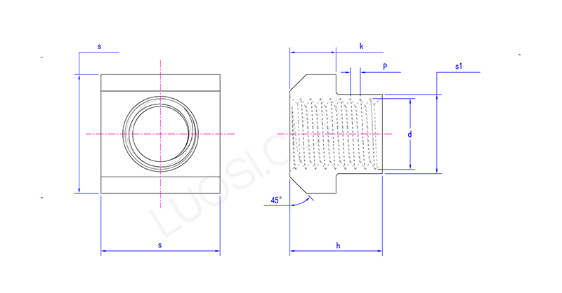 Flexible T Slot Nut