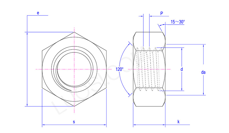 Finished Hex Nuts