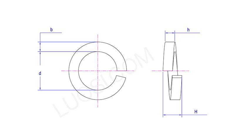 High Collar Lock Washer
