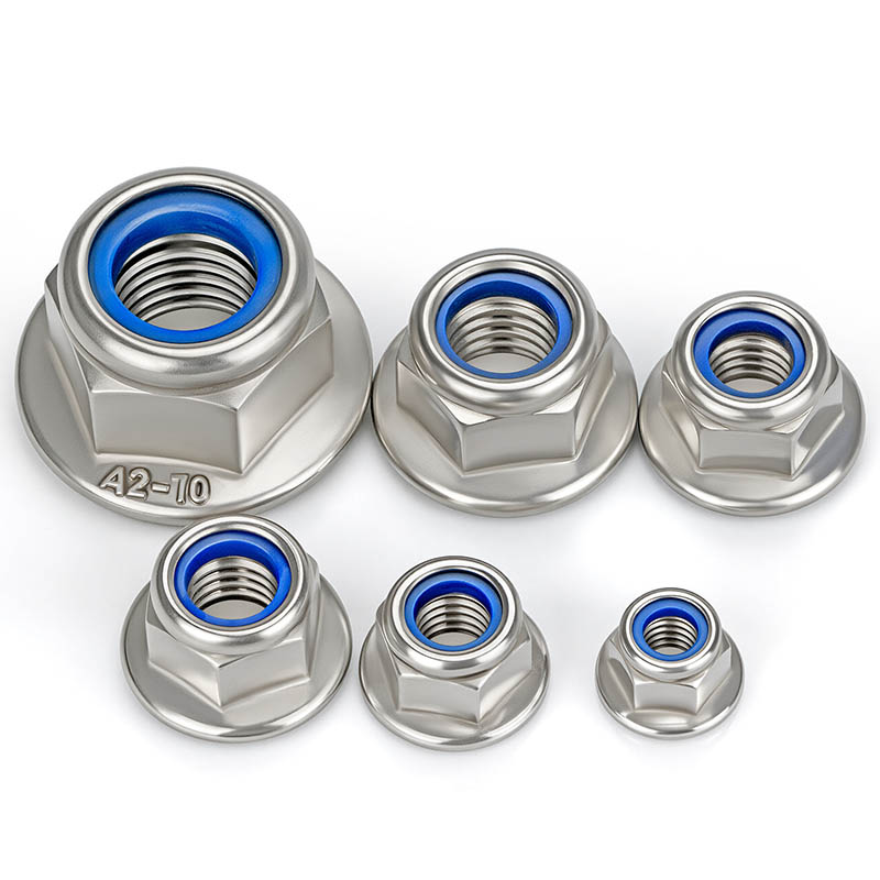 Nylon záróanya karimával