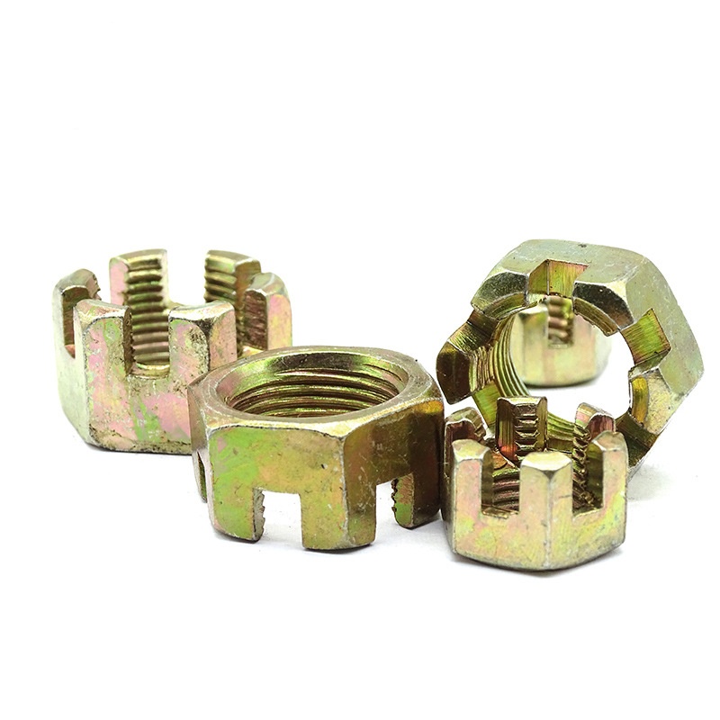 Precízióval megmunkált korona anya nyílással