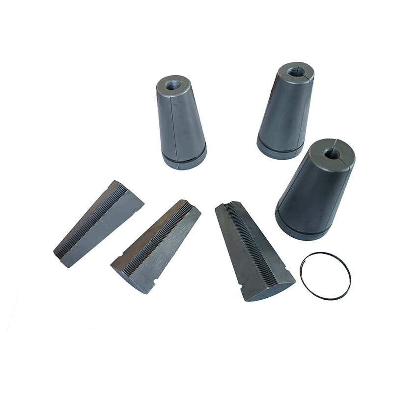 Előfeszített ékes horgonyzó megfogó