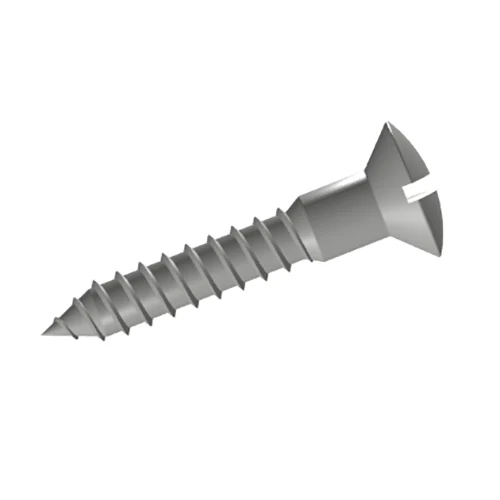 Réselt rázkás, countersunk fejfa csavarok